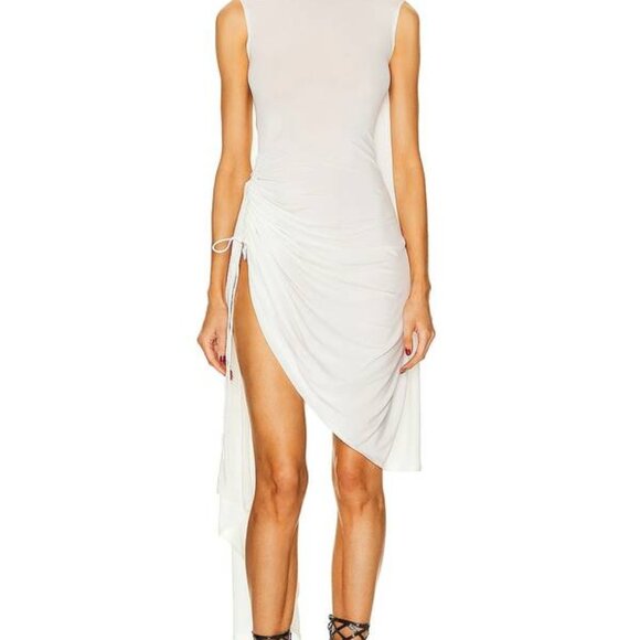 Alaia-DRAPPED MINI DRESS Sz-42 New With Tags